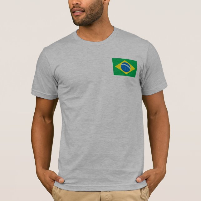 Brasilianische Flaggen-T - Shirts und Geschenke (Vorderseite)