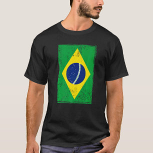 Brasilianische Flaggenidee für Männer und brasilia T-Shirt