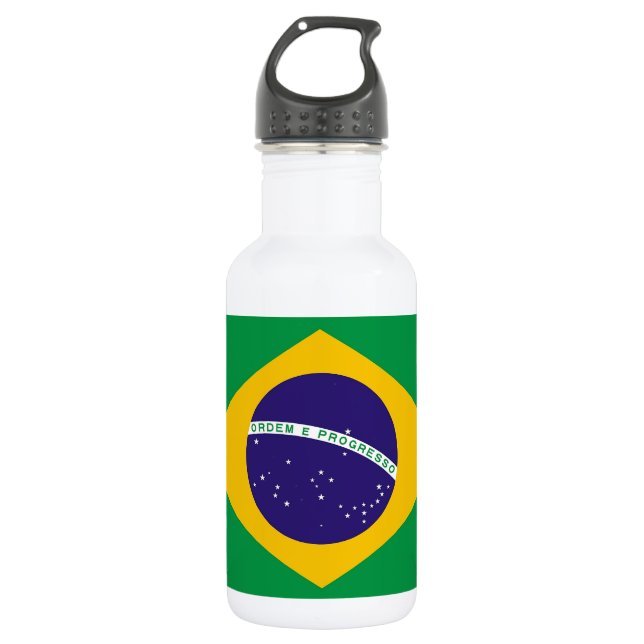 Brasilianische Flasche "Flag Liberty" Trinkflasche (Vorderseite)