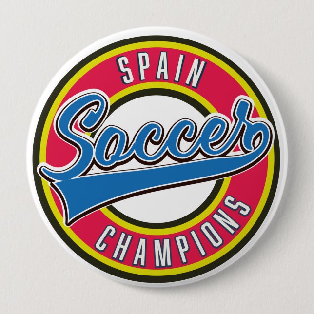 Brasilianische Fußball-Champions Button (Vorderseite)