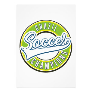 Brasilianische Fußball-Champions Fotodruck