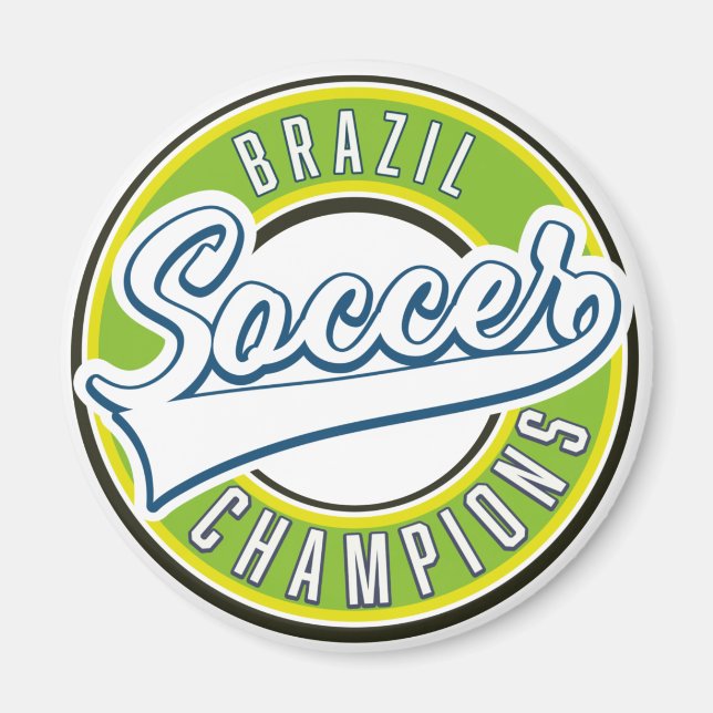 Brasilianische Fußball-Champions Magnet (Vorne)