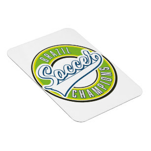 Brasilianische Fußball-Champions Magnet