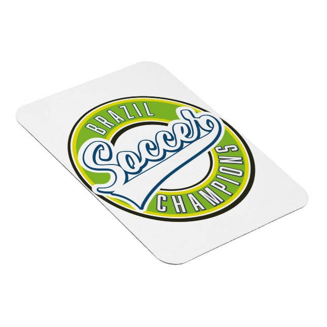 Brasilianische Fußball-Champions Magnet (Rechte Seite)