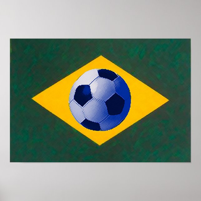 Brasilianische Fußballmannschaft Poster (Vorne)