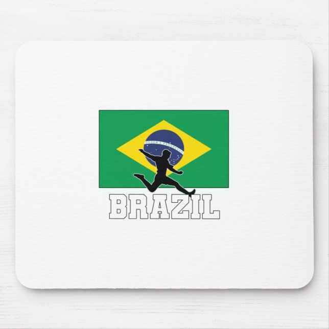 Brasilianische Fußballnationalmannschaft Mousepad (Vorne)