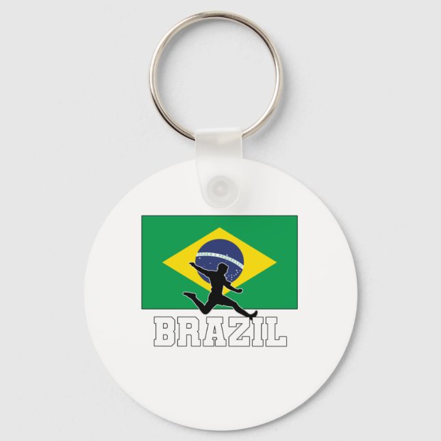 Brasilianische Fußballnationalmannschaft Schlüsselanhänger (Vorderseite)