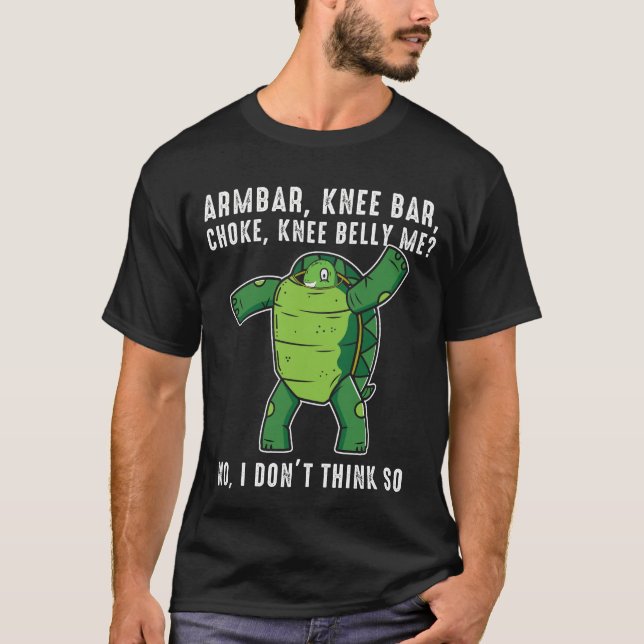 Brasilianische Jiu jitsu BJJ Turtle-Verteidigungsp T-Shirt (Vorderseite)