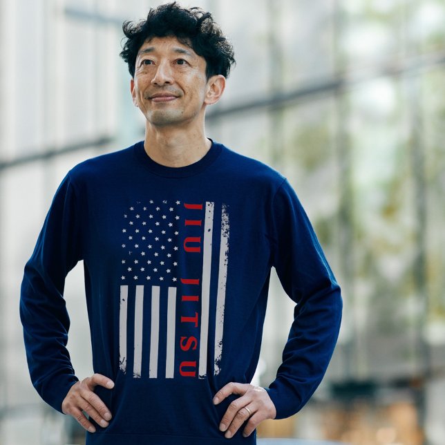 Brasilianische Jiu Jitsu Fan Patriotic Flag T-Shirt (Brazilian Jiu Jitsu Fan Patriotic Flag T-Shirt)