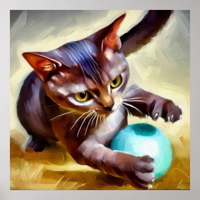 Brasilianische Kurzhaarkatze Poster (Vorne)