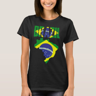 Brasilianische Landkarte T-Shirt