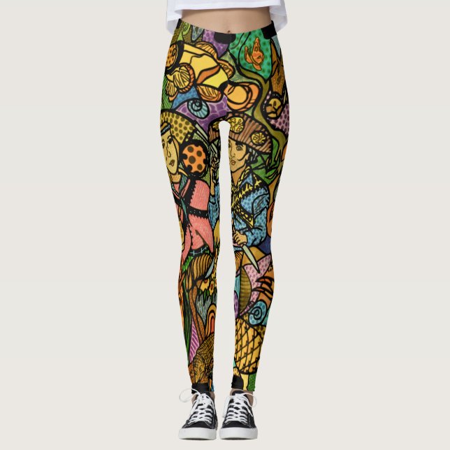 Brasilianische Mischung 02 Leggings (Vorderseite)