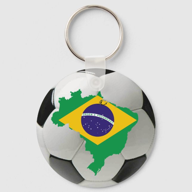 Brasilianische Nationalmannschaft Schlüsselanhänger (Vorderseite)