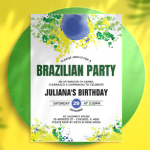 Brasilianische Party Einladung