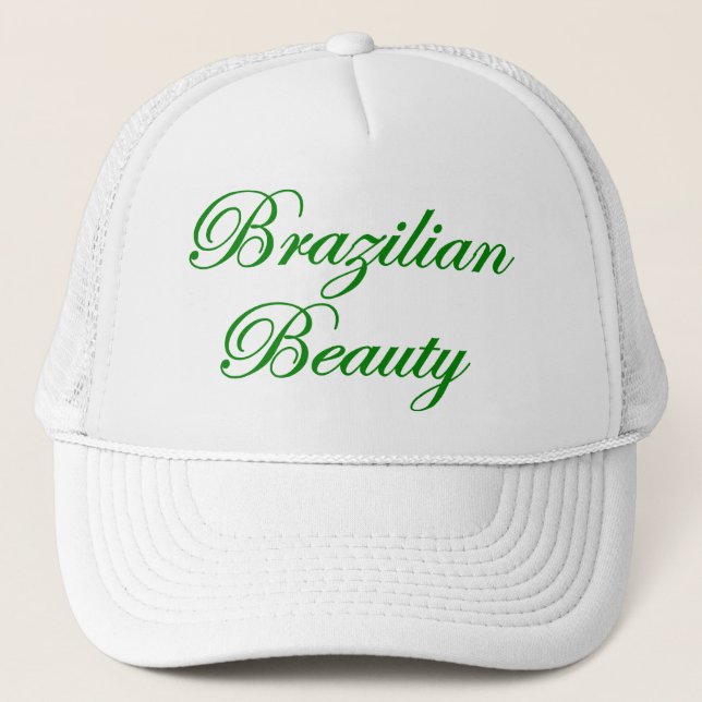 Brasilianische Schönheit Truckerkappe (Vorderseite)