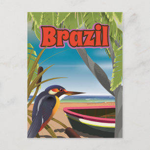 Brasilianische Strandpostkarte Reise Druck Postkarte