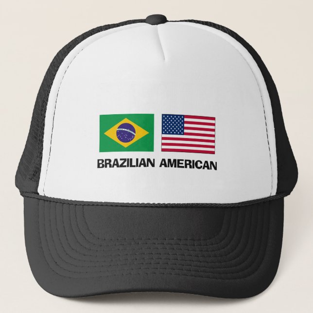 Brasilianischer Amerikaner Truckerkappe (Vorderseite)