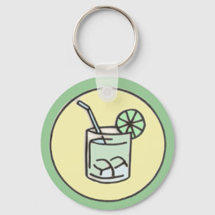 brasilianischer Caipirinha-Cocktail Schlüsselanhänger