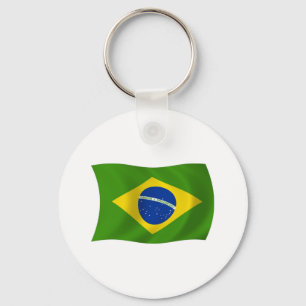 Brasilianischer Flaggen-Schlüsselanhänger Schlüsselanhänger