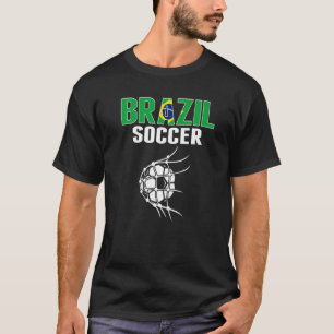 Brasilianischer Fußball im Netz Brasilianischer F T-Shirt