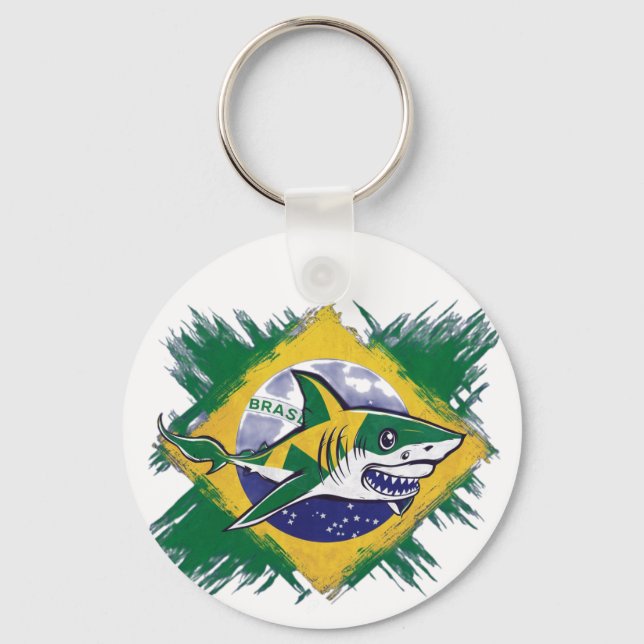 Brasilianischer Hai Schlüsselanhänger (Vorderseite)
