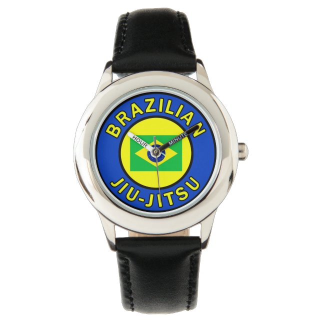 Brasilianischer Jiu Jitsu Armbanduhr (Vorderseite)
