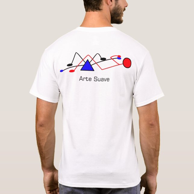 Brasilianischer Jiu Jitsu Arte Sauve Armbar T-Shirt (Rückseite)