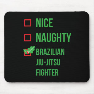 Brasilianischer Jiu-jitsu Fighter Funny Pajama Wei Mousepad