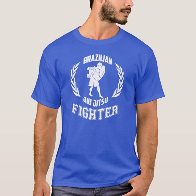 Brasilianischer Jiu Jitsu Fighter T-Shirt (Vorderseite)