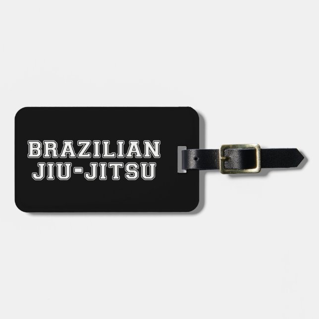 Brasilianischer Jiu Jitsu Gepäckanhänger (Vorderseite horizontal)