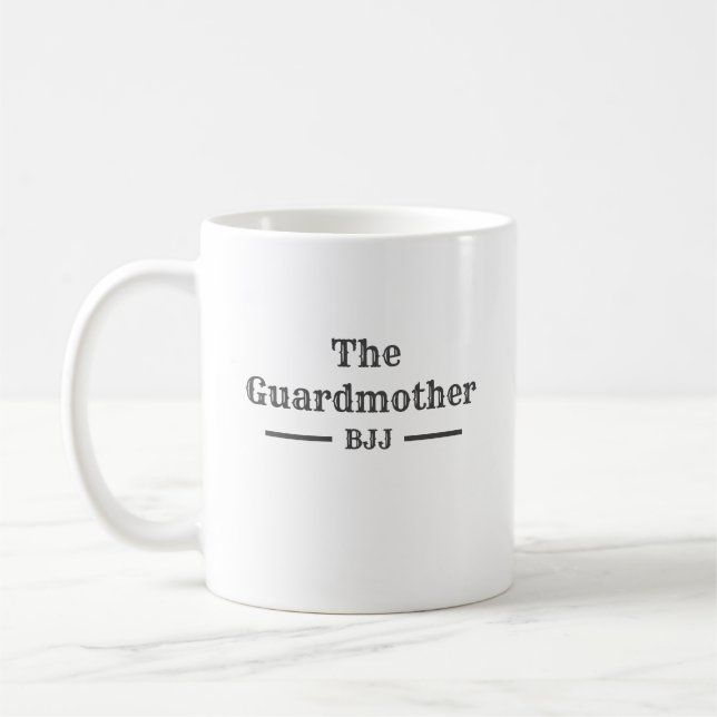 Brasilianischer Jiu Jitsu Guardmutter BJJ Wachtspi Kaffeetasse (Links)