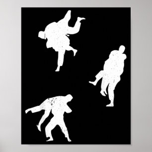 Brasilianischer Jiu Jitsu Kämpfer - Jiu Jitsu Kamp Poster