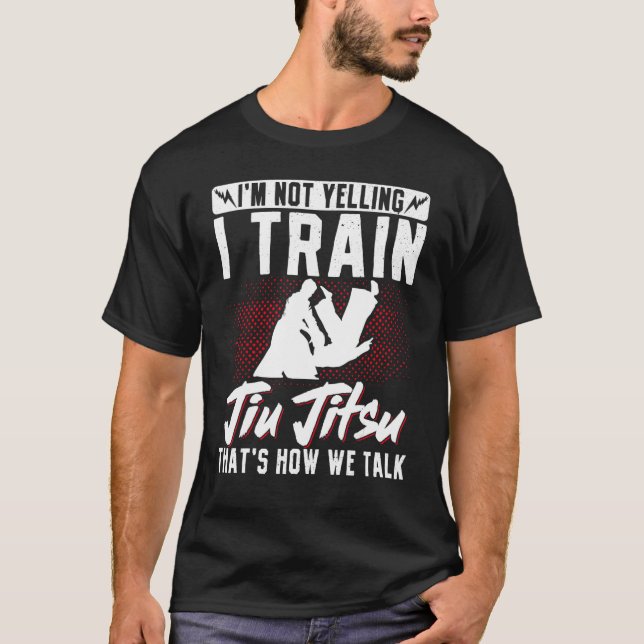 Brasilianischer Jiu Jitsu Mixed Martial Arts Bjj H T-Shirt (Vorderseite)