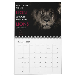 Brasilianischer Jiu Jitsu Motivierend Calendar Kalender