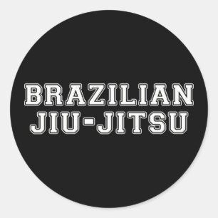 Brasilianischer Jiu Jitsu Runder Aufkleber