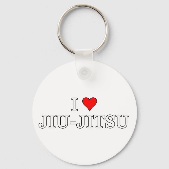 Brasilianischer Jiu Jitsu Schlüsselanhänger (Vorderseite)