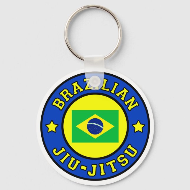Brasilianischer Jiu Jitsu Schlüsselanhänger (Vorderseite)