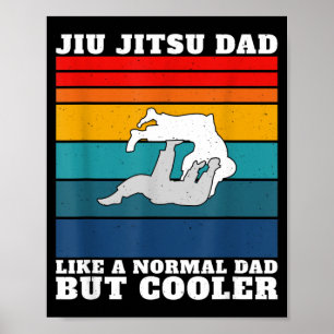 Brasilianischer Jiu Jitsu Vater Kampfsport BJJ Vat Poster