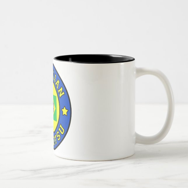 Brasilianischer Jiu Jitsu Zweifarbige Tasse (Rechts)