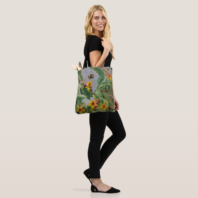 Brasilianischer Klettertraum und Humming Vögel Tasche (Am Model)