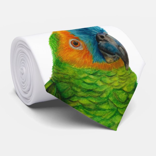 Brasilianischer Papagei Krawatte (Gerollt)