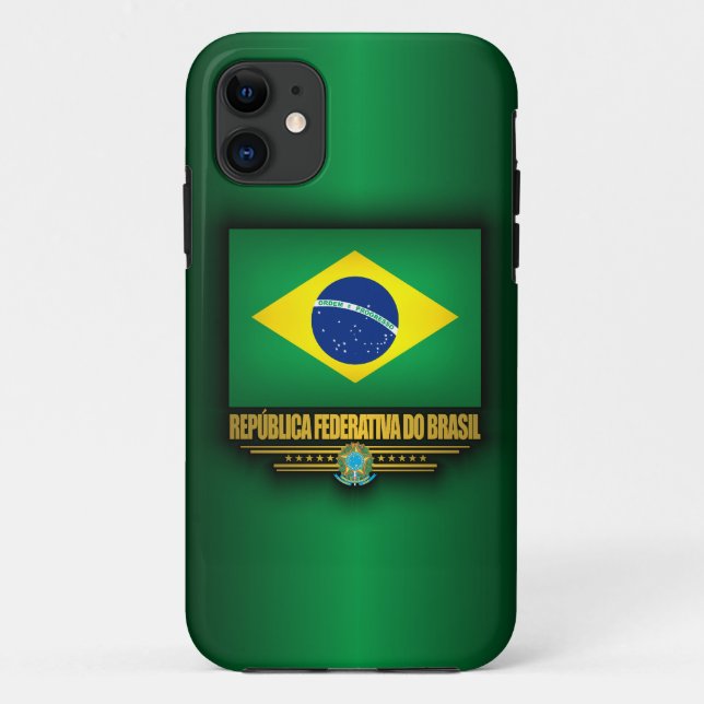 Brasilianischer Pride Case-Mate iPhone Hülle (Rückseite)