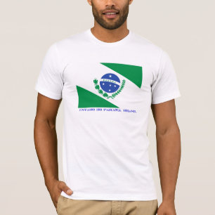 Brasilianischer Staat von Paraná Flagge T-Shirt