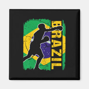 Brasilianisches Boxteam für Brasilien - Boxhandsch Magnet