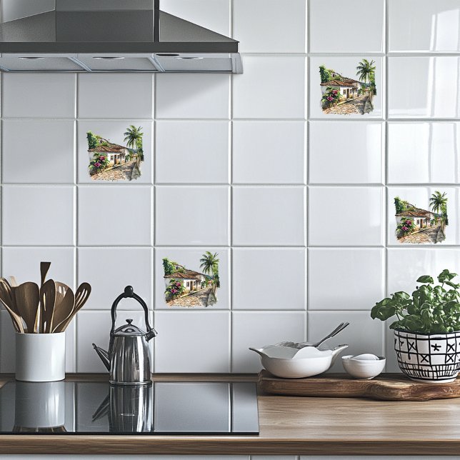 Brasilianisches Dorf Fliese (Von Creator hochgeladen)