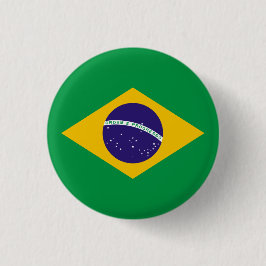 Brasilianisches Flaggen-Abzeichen Button