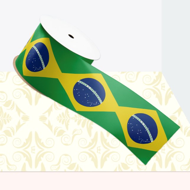 Brasilianisches Flaggenband, Patrioten/Sport Satinband (Von Creator hochgeladen)