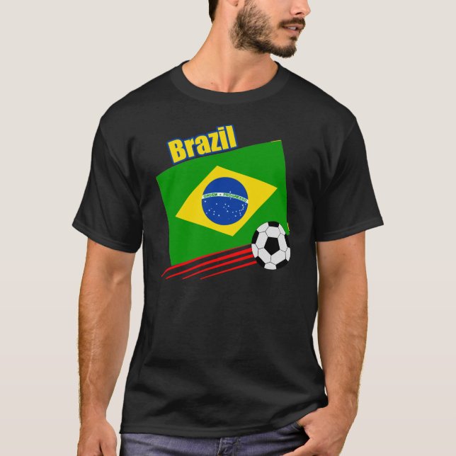 Brasilianisches Fußball-Team T-Shirt (Vorderseite)
