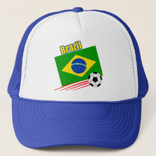 Brasilianisches Fußball-Team Truckerkappe