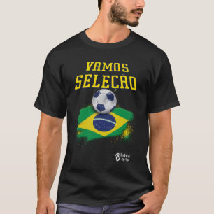 Brasilianisches Fußballteam Fans von T-Shirt über